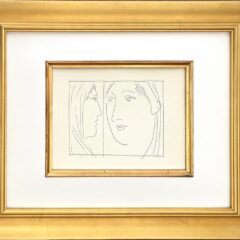 Two heads of women by Pablo Picasso