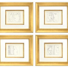 Picasso Set of 4 framed prints from Metamorphoses