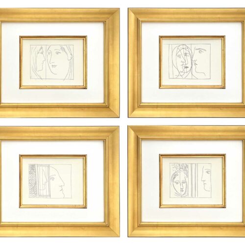 Picasso Set of 4 framed prints from Metamorphoses