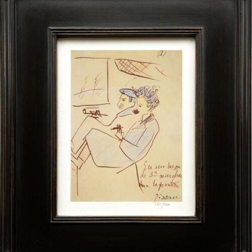 Pablo Picasso Trip To Paris 1 Framed