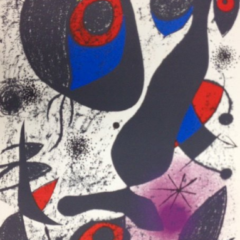 Joan Miro Original Lithograph "Indelible 1"