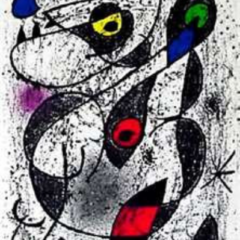 Joan Miro, Original Lithograph, Indelible 2, 1972