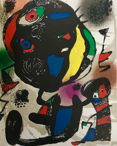 Joan Miro, Original Lithograph V4-5, Maeght 1981