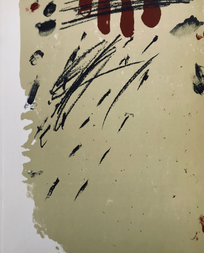 Tapies Antoni Original lithograph DM05175 Maeght 1968