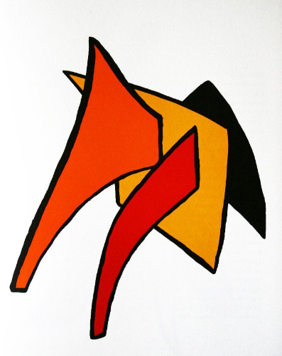 Calder, Original Lithograph, DM03141, Derriere le Miroir 1963