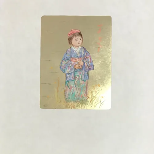 Edna Hibel, Tamiko, Pencil Signed Original Lithograph 1977