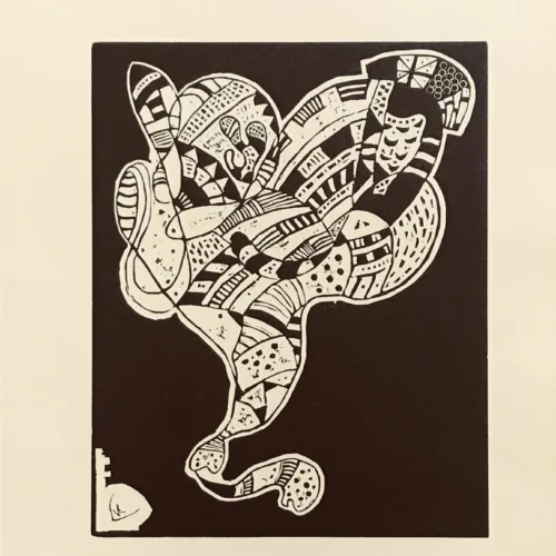 Wassily Kandinsky, Woodcut for Klange 2, XX siecle 1975