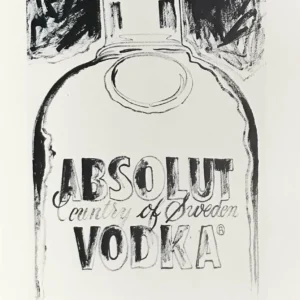 1999 Andy Warhol print Absolut VodKa 3 Pop Art