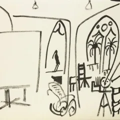 Picasso Sketchbook No 2, dated 13/11/1955