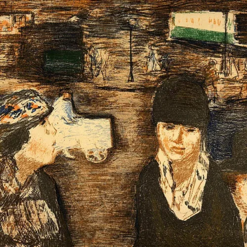 Bonnard Lithograph 147, Place Clichy 1952