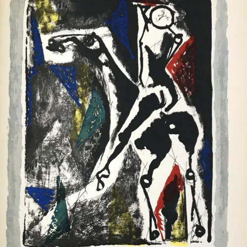 Marino Marini 2, Acrobat, Heliogravure 1960