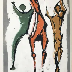 Marino Marini 3, Composition Two Acrobats with Horse