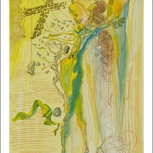 Salvador Dali, Woodcut, Paradise 12, Divine Comedy