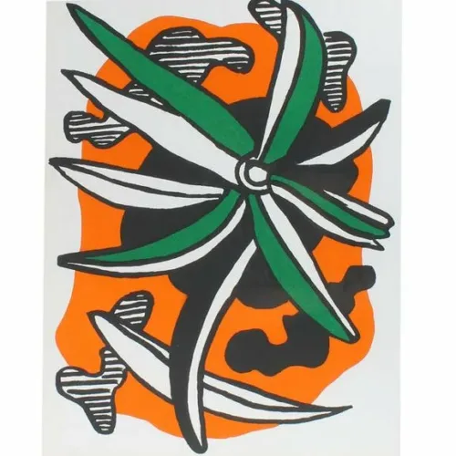 Fernand Leger Original lithograph 1971, Revue XX Siecle