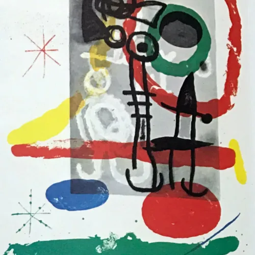 Joan Miro, Original Lithograph DM01151, Derriere le Miroir 1970